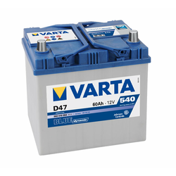 VARTA akumulator Blue Dynamic D47 (12V, 60Ah, 540A, D+)