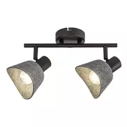 Rabalux Plafonska spot lampa Farelia, 2xE14, Siva