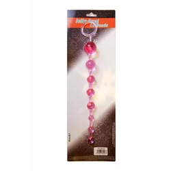Jelly Anal 10 Beads Pink