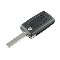 CAR 888 ACCESSORIES Kućište oklop ključa 3 dugmeta za Hu83/Ce0536 Peugeot/Citroen Hu 84 antracit