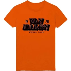 Van Halen World Tour 78 Orange XL Majica