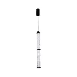 LED luster na sajli CORTE LED/18W/230V crna