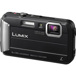 PANASONIC vodoodporni kompaktni fotoaparat Lumix DMC-FT30, črn