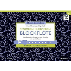 HINTERMEIER/BAUDE:SENIOREN MUSIZIEREN BLOCKFLOTE TENOR ODER ALT 2+CD