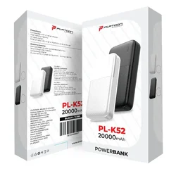 Powerbank pl-k52 20000mah Platoon bijeli