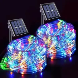 Solarno svetleće crevo 20m šareno