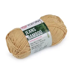 Bamboo Pletena preja Jeans 50 g - (130) bež