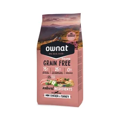 Ownat hrana za pse GRAIN FREE Prime - Mini Chicken&Turkey 3kg