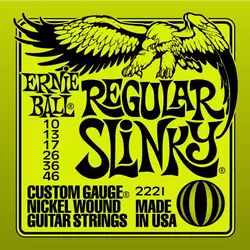 Ernie Ball 2221 Regular Slinky Nickel Wound .10-.46 žice za električnu gitaru
