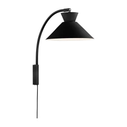 Nordlux - Zidna lampa DIAL 1xE27/40W/230V crna