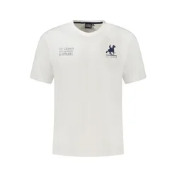 US GRAND POLO SHORT SLEEVE T-SHIRT MEN WHITE