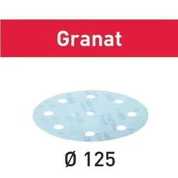 Brusni list Granat STF D125/8 P1200 GR/50 kos