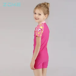 Zoke Jednodelni kupaći kostim za devojčice, Roze