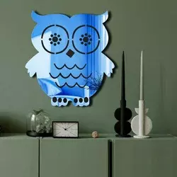 Wallity Ogledalo Ozgl526, 44x48 cm, Plavo