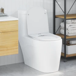 WC daska Bijelo 47 x 36 x 3,4 cm Duroplast