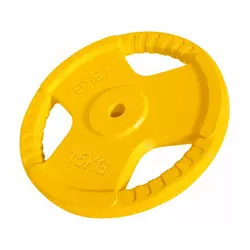 GORILLA SPORTS Gumirani teg (15 kg / Žuti)