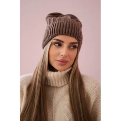 Kesi Cap with fleece Anna K238 mocca