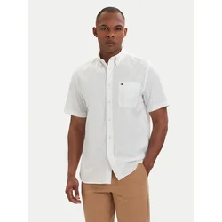 Tommy Hilfiger Srajca MW0MW42285 Bela Regular Fit
