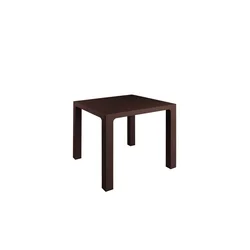 Sto plastični Orfeo 80x80braon