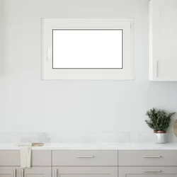 Notranja barva okna za klet bela RISOR 90 x 50 cm