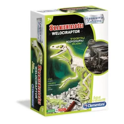 shumee Clementoni Velociraptor 50639 - Oživite dinozavra, ki se sveti v temi