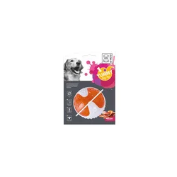 M PETS Igračka za pse Yummy lopta, Narandžasto - bela