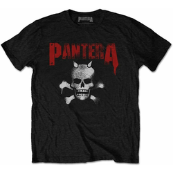 Pantera Unisex majica Horned Skull Stencil (Back Print) XL