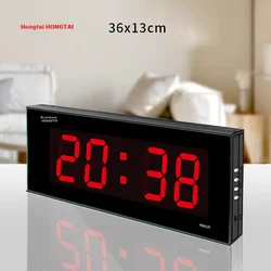 HoTai LED zidni sat, 36x13 cm, Crni