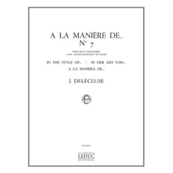 DELECLUSE J.:A LA MANIERE DE NO.7
