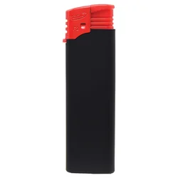 Upaljač elektronski gumirani mat atomic f2 rubber trober 3670301 crno/crveni
