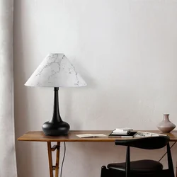 Opviq Stona lampa Luna-15253, 50x50x63 cm, IP20, Crno-bela