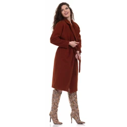 JESSYSS Debelejši teksturiran oversized plašč