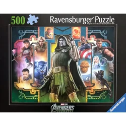 Ravensburger - Puzzle Marvel Avengers: Film Doomsday - 500 kosov
