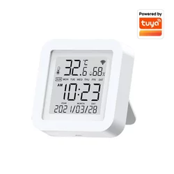 ELEMENTA Digitalni termometar i higrometar WiFi Smart WFS-TH06A