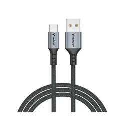 Kabel Verbatim Sync & Charge USB-A moški na USB-C® moški - 120 cm, črn (31843)