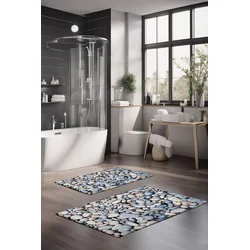 Lessentiel Maison Set prostirki za kupatilo CT-5181, 2 Komada, Svetloplava