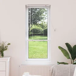 Venecijanska roleta Bijeli 150 x 60 cm 25 mm PVC