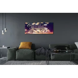 tulup.si Slika na platnu Črne opombe 140x70 cm