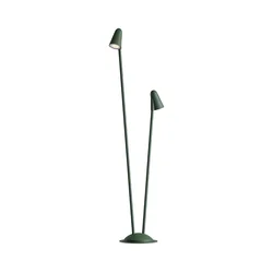 Redo 90713 - LED spoljašnja lampa NIVALIS 2xLED/6,9W/230V 3000K 110 cm IP65 zelena