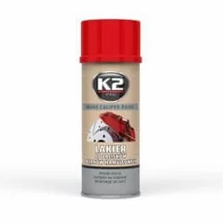 Sprej boja za kočione čeljusti automobila 400ml crvena K2