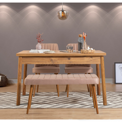 HANAH HOME Trpezarijski set Costa Atlantic-Stone