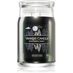 Yankee Candle Dišeča sveča Podpis v steklu velika Midsummers Night 567 g