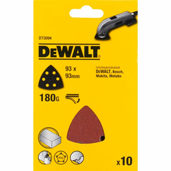 Brusni papir 93x93mm G180 za višenamenski alat DWE315 10/1 DeWalt