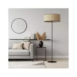 Podna lampa ECO 1xE27/15W/230V bež/ratan