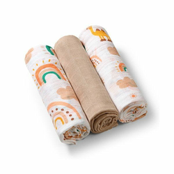 BabyOno Tetra pelene Muslin Duga, bež