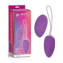 Vibro jaje Pleasure Kiss, 17cm, Ljubičasto