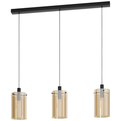 EGLO Viseća lampa POLVERARA 3xE27 1150 mm amber staklo 39539