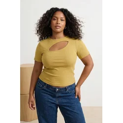 Trendyol Curve Ženska bluza Tbbss22Af00020, Zelena
