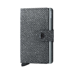 Usnjena denarnica Secrid Miniwallet Sparkle Silver srebrna barva