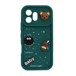 Maska Sweet Coffe za Honor 600 tirkiz zelena
